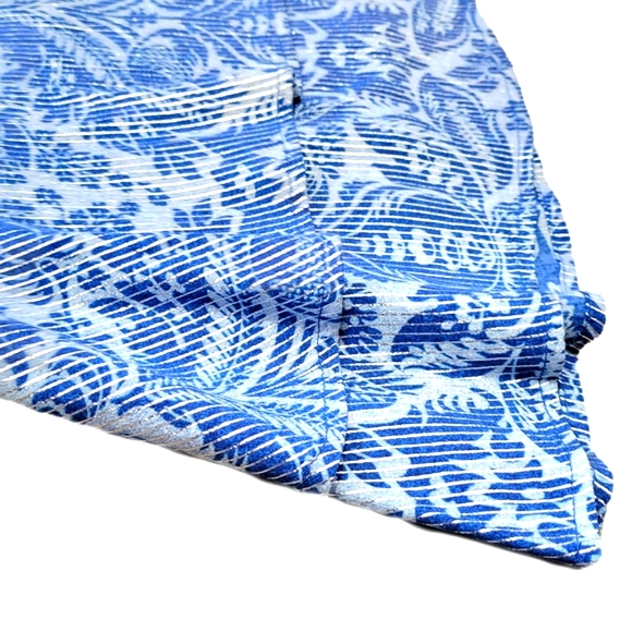 Michael Kors Metallic/Blue Sleeveless Top Size XS - Picture 7 of 7